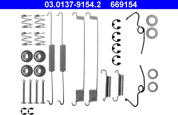 ATE 03.0137-9154.2 - Dodaci, bubanj kočnice www.molydon.hr