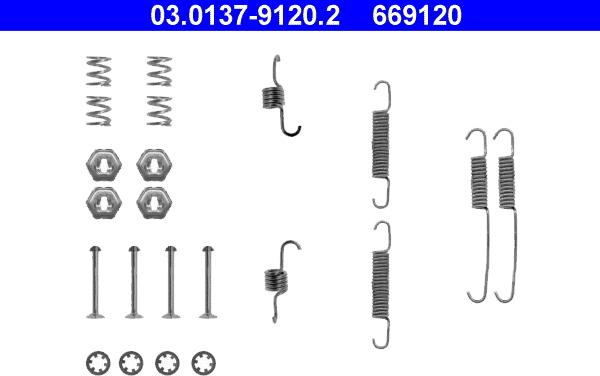 ATE 03.0137-9120.2 - Dodaci, bubanj kočnice www.molydon.hr