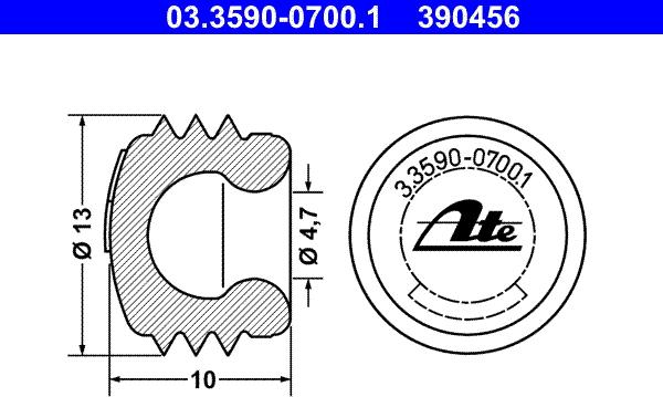 ATE 03.3590-0700.1 - Poklopac sa zatvaracem/Zaštitni poklopac www.molydon.hr