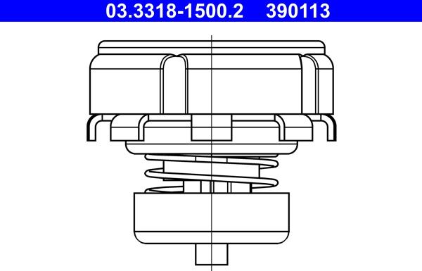 ATE 03.3318-1500.2 - Set za popravak, glavni kočioni cilindar www.molydon.hr