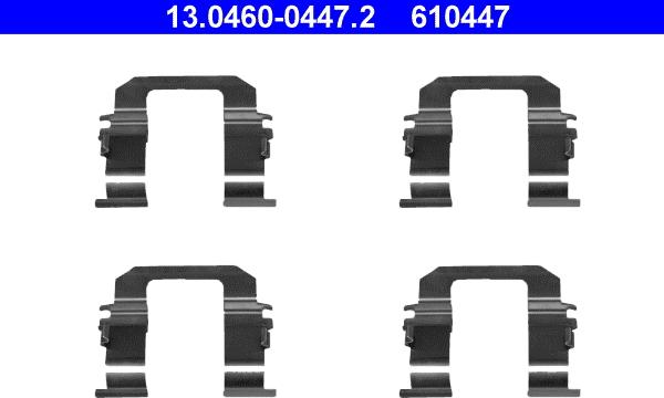 ATE 13.0460-0447.2 - Komplet pribora, Pločica disk kočnice www.molydon.hr