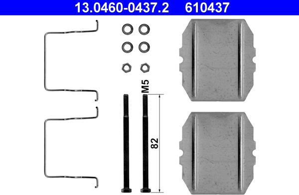 ATE 13.0460-0437.2 - Komplet pribora, Pločica disk kočnice www.molydon.hr