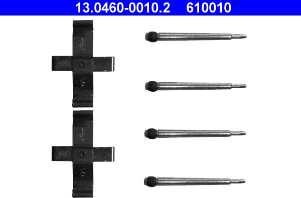 ATE 13.0460-0010.2 - Komplet pribora, Pločica disk kočnice www.molydon.hr