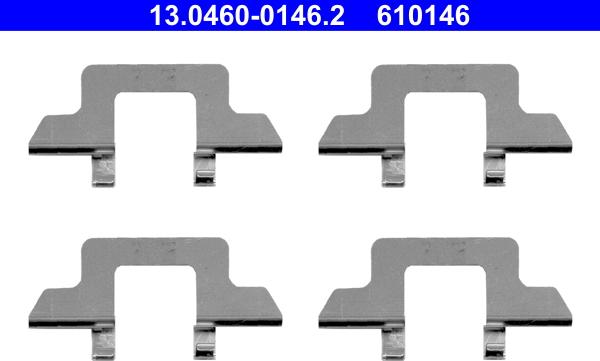 ATE 13.0460-0146.2 - Komplet pribora, Pločica disk kočnice www.molydon.hr