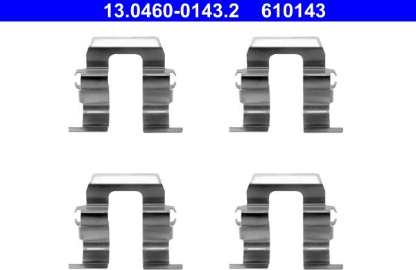 ATE 13.0460-0143.2 - Komplet pribora, Pločica disk kočnice www.molydon.hr