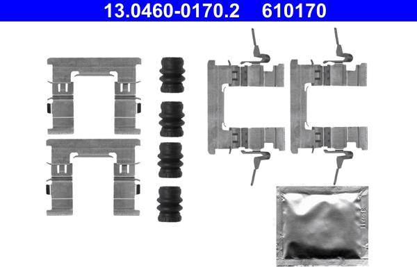 ATE 13.0460-0170.2 - Komplet pribora, Pločica disk kočnice www.molydon.hr