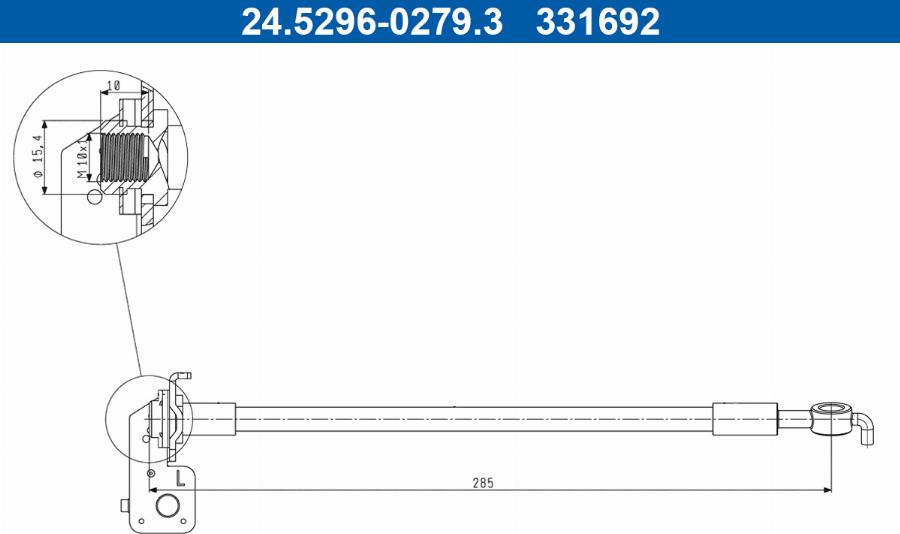 ATE 24.5296-0279.3 - Kočiono crijevo, lajtung www.molydon.hr