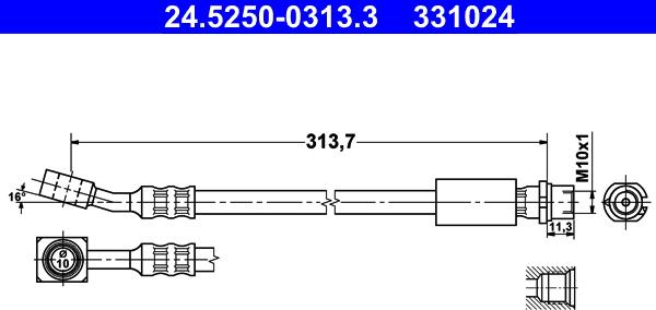 ATE 24.5250-0313.3 - Kočiono crijevo, lajtung www.molydon.hr