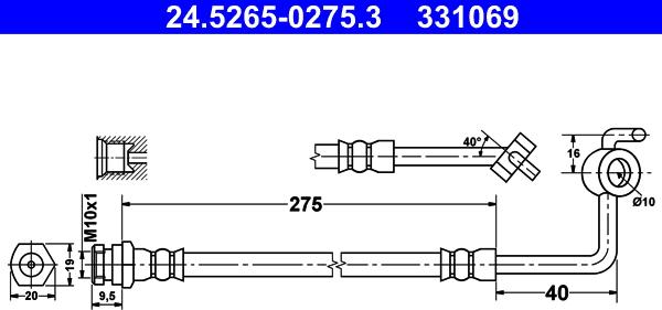 ATE 24.5265-0275.3 - Kočiono crijevo, lajtung www.molydon.hr