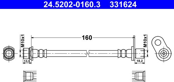 ATE 24.5202-0160.3 - Kočiono crijevo, lajtung www.molydon.hr