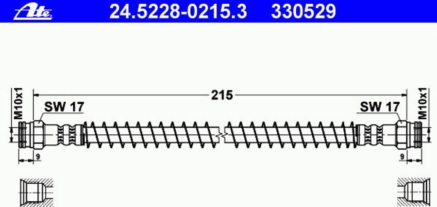 ATE 24.5228-0215.3 - Kočiono crijevo, lajtung www.molydon.hr