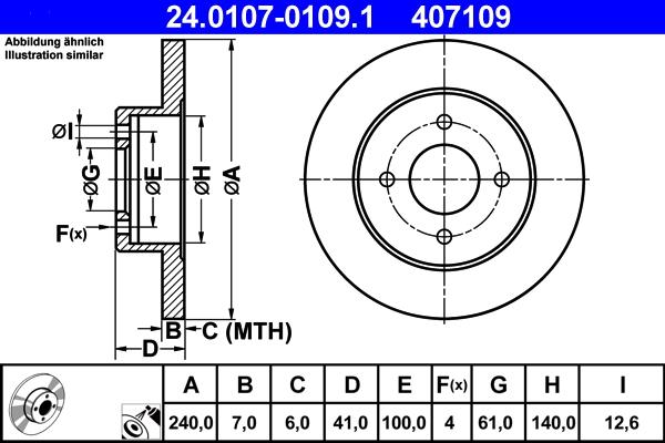 ATE 24.0107-0109.1 - Kočioni disk www.molydon.hr