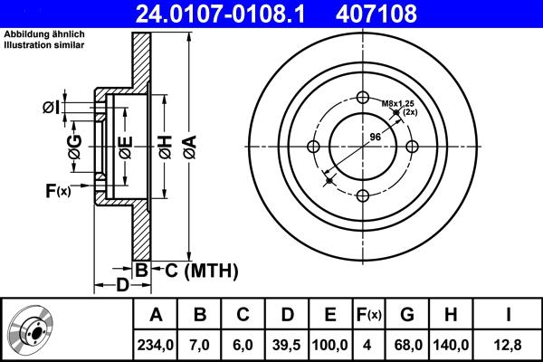 ATE 24.0107-0108.1 - Kočioni disk www.molydon.hr