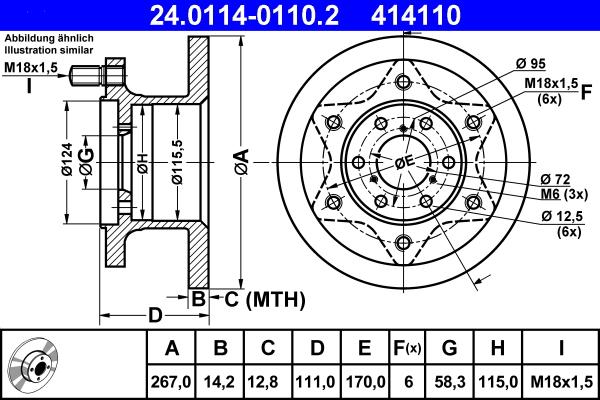 ATE 24.0114-0110.2 - Kočioni disk www.molydon.hr