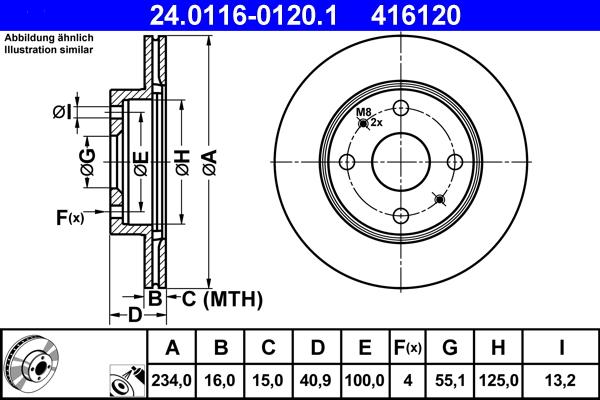 ATE 24.0116-0120.1 - Kočioni disk www.molydon.hr