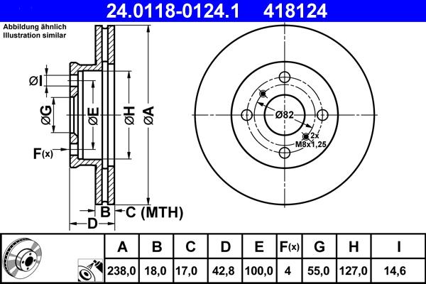 ATE 24.0118-0124.1 - Kočioni disk www.molydon.hr