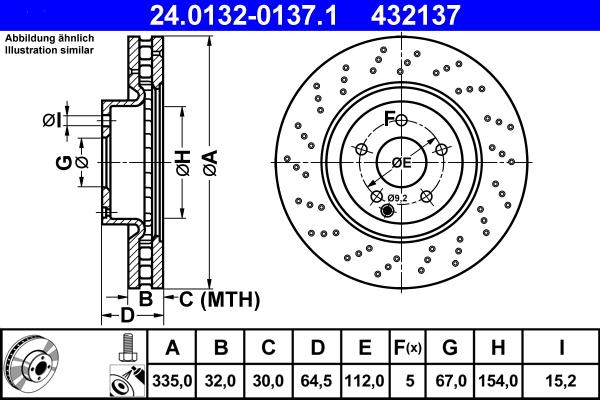 ATE 24.0132-0137.1 - Kočioni disk www.molydon.hr