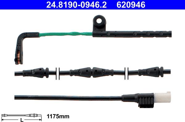 ATE 24.8190-0946.2 - Signalni kontakt, trosenje kočione plocice www.molydon.hr