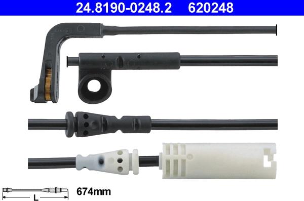 ATE 24.8190-0248.2 - Signalni kontakt, trosenje kočione plocice www.molydon.hr