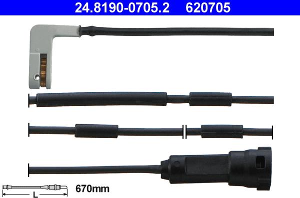 ATE 24.8190-0705.2 - Signalni kontakt, trosenje kočione plocice www.molydon.hr