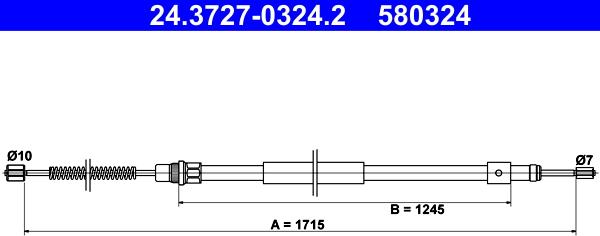 ATE 24.3727-0324.2 - Sajla ručne kočnice www.molydon.hr