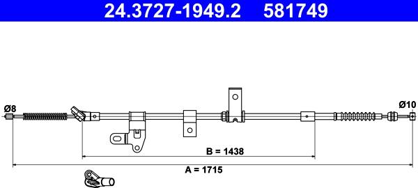 ATE 24.3727-1949.2 - Sajla ručne kočnice www.molydon.hr