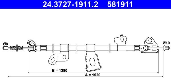 ATE 24.3727-1911.2 - Sajla ručne kočnice www.molydon.hr