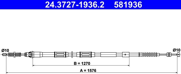 ATE 24.3727-1936.2 - Sajla ručne kočnice www.molydon.hr