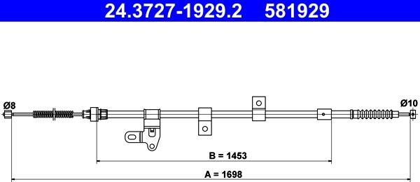 ATE 24.3727-1929.2 - Sajla ručne kočnice www.molydon.hr