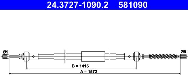 ATE 24.3727-1090.2 - Sajla ručne kočnice www.molydon.hr