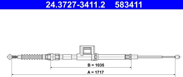 ATE 24.3727-3411.2 - Sajla ručne kočnice www.molydon.hr