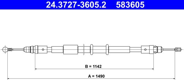 ATE 24.3727-3605.2 - Sajla ručne kočnice www.molydon.hr