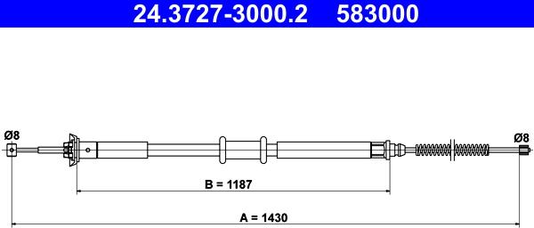 ATE 24.3727-3000.2 - Sajla ručne kočnice www.molydon.hr