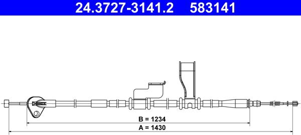 ATE 24.3727-3141.2 - Sajla ručne kočnice www.molydon.hr