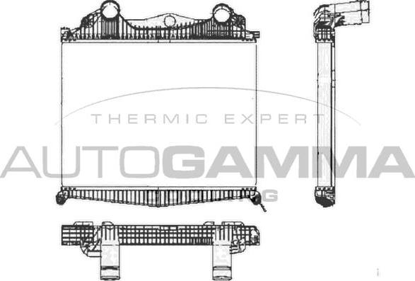 Autogamma 404450 - Intercooler, hladnjak www.molydon.hr