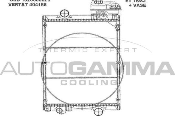 Autogamma 404166 - Hladnjak, hladjenje motora www.molydon.hr
