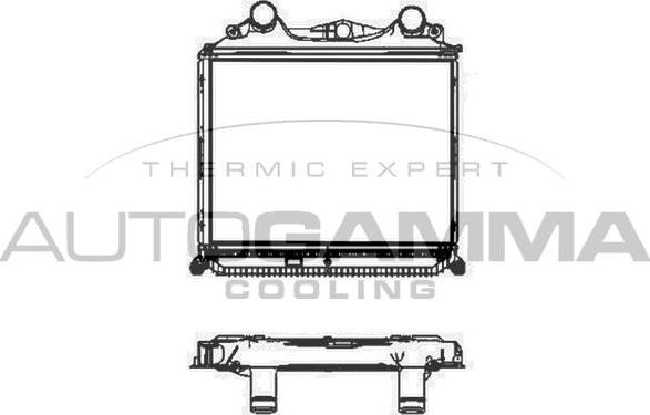 Autogamma 404814 - Intercooler, hladnjak www.molydon.hr