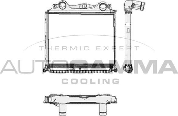 Autogamma 404750 - Intercooler, hladnjak www.molydon.hr