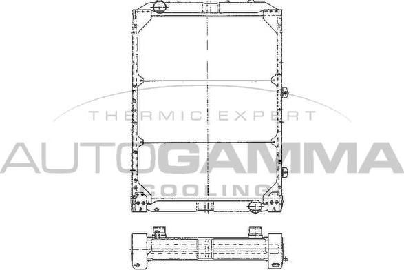 Autogamma 400810 - Hladnjak, hladjenje motora www.molydon.hr