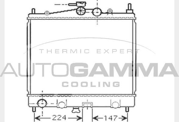 Autogamma 104598 - Hladnjak, hladjenje motora www.molydon.hr