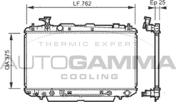 Autogamma 104567 - Hladnjak, hladjenje motora www.molydon.hr