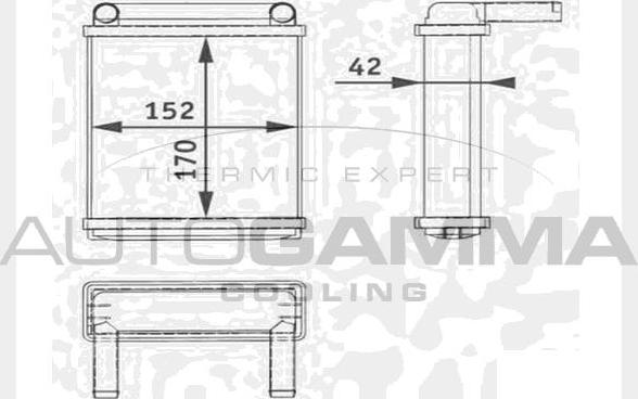 Autogamma 104584 - Izmjenjivač topline, grijanje unutrasnjeg prostora www.molydon.hr