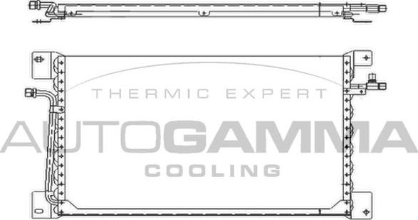 Autogamma 104019 - Kondenzator, klima-Uređaj www.molydon.hr