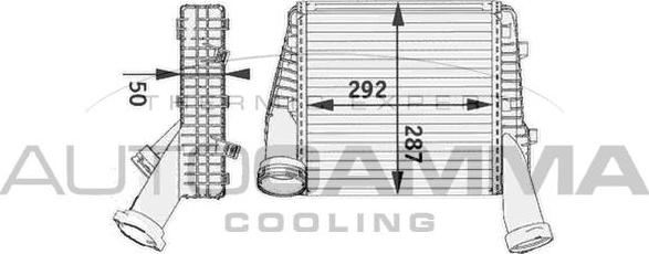 Autogamma 104893 - Intercooler, hladnjak www.molydon.hr