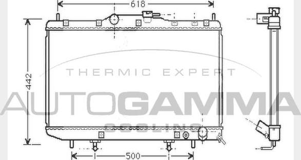 Autogamma 104378 - Hladnjak, hladjenje motora www.molydon.hr