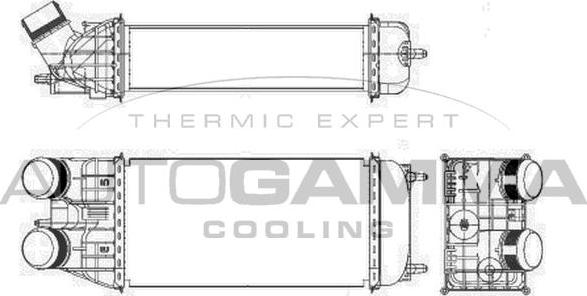 Autogamma 105995 - Intercooler, hladnjak www.molydon.hr