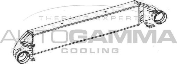 Autogamma 105558 - Intercooler, hladnjak www.molydon.hr