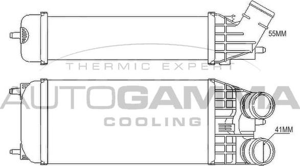 Autogamma 105675 - Intercooler, hladnjak www.molydon.hr