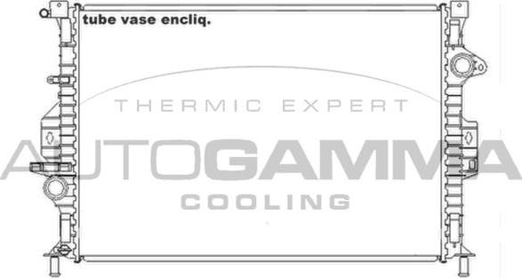 Autogamma 105206 - Hladnjak, hladjenje motora www.molydon.hr