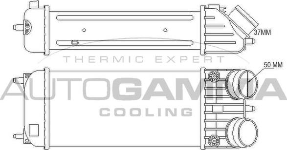 Autogamma 105775 - Intercooler, hladnjak www.molydon.hr